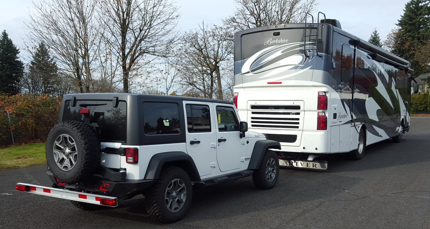 How to get my JK ready for flat towing behind motorhome | Jeep Wrangler  Forum