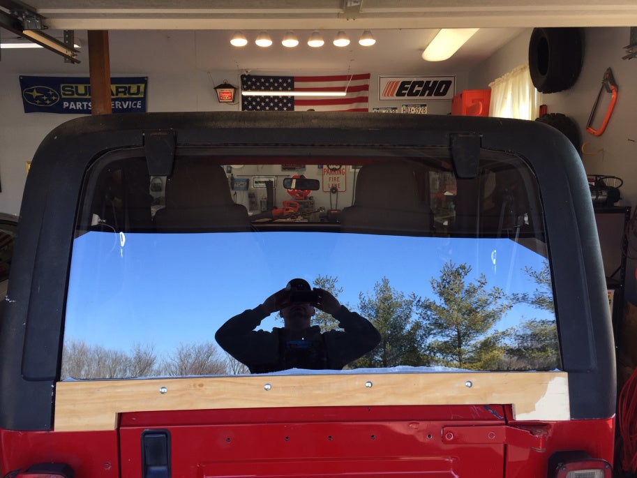 YJ Hardtop Rear Window DIY for $60 | Jeep Wrangler Forum