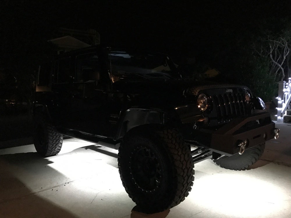 Where do you mount rock lights? | Jeep Wrangler Forum
