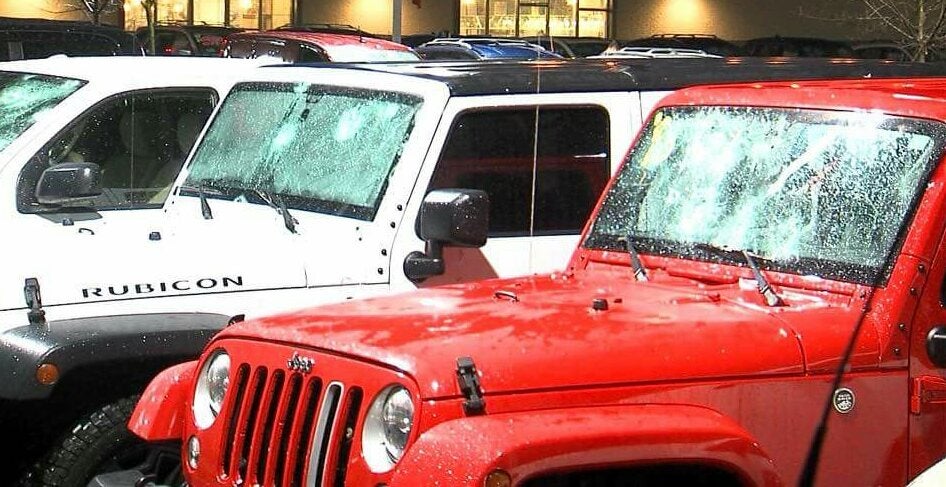 Jeep vs Hail...glad I took precautions | Jeep Wrangler Forum