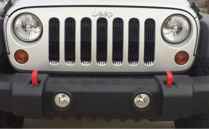 Red tow hooks | Jeep Wrangler Forum