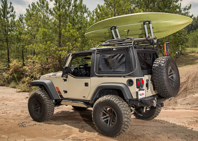 Two door jk with soft top and a kayak | Jeep Wrangler Forum