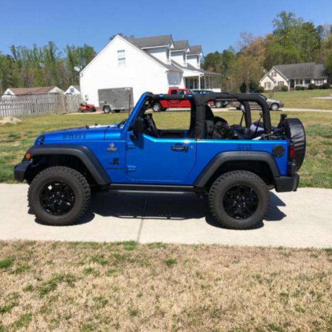 Virginia - Virginia Hydro Blue Pearl Coat Half Doors | Jeep Wrangler Forum