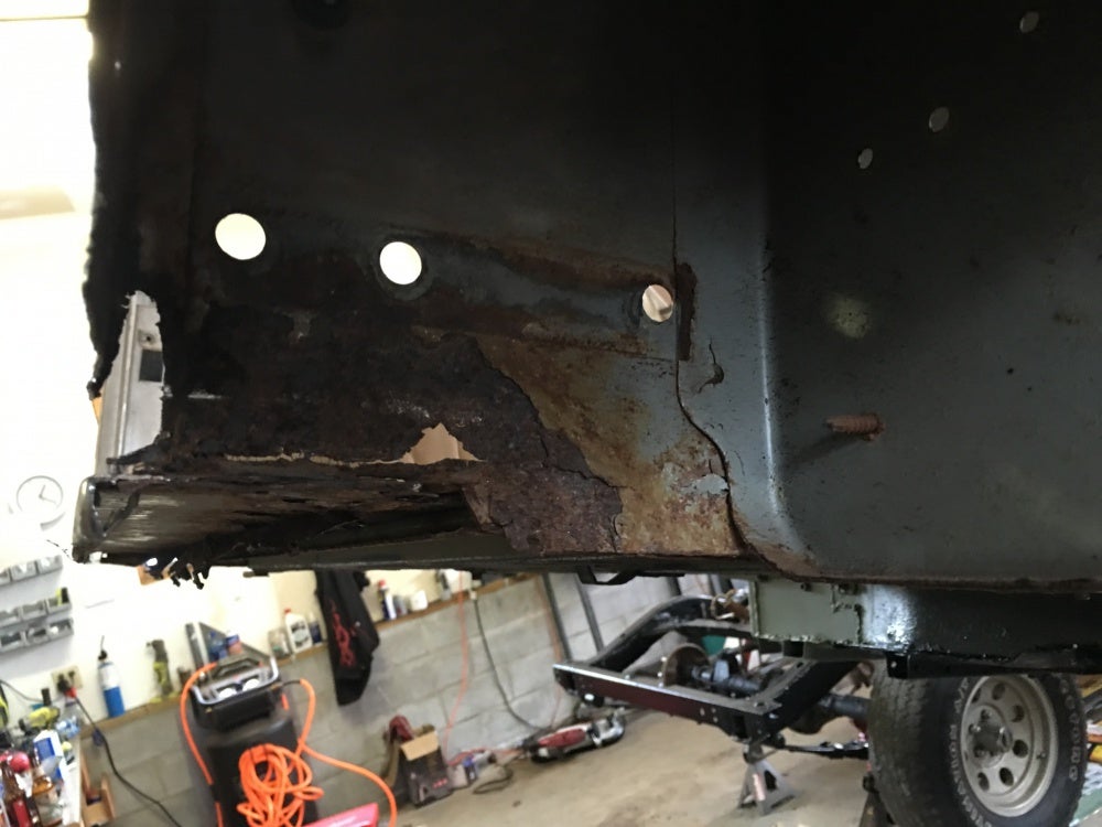 Rusted out rear body mounts (tub to bumper) | Jeep Wrangler Forum