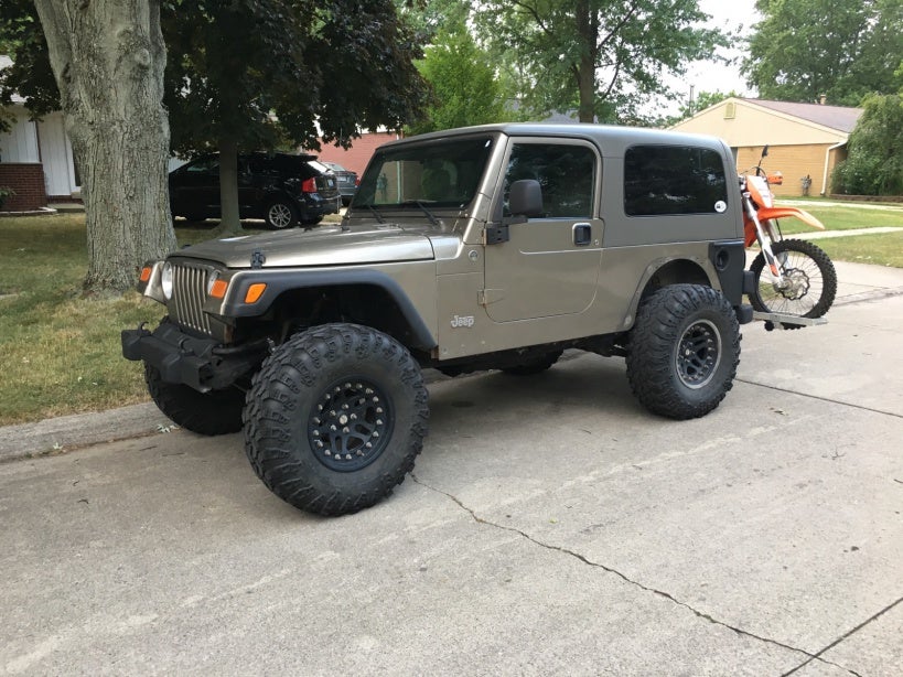 05 LJ Motorcycle Hitch Carrier | Jeep Wrangler Forum