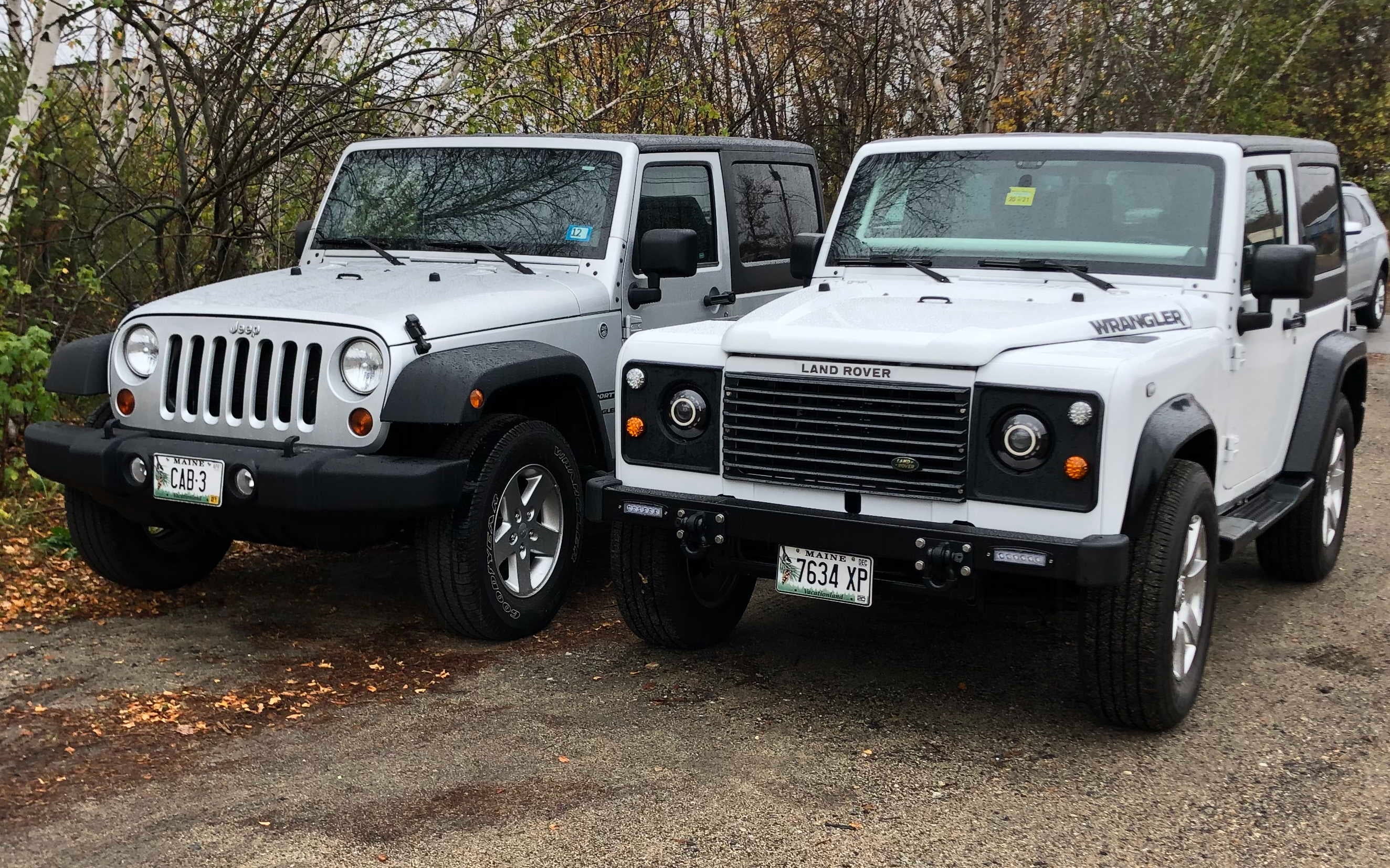 How to convert a Wrangler JK Front End to a Land Rover Defender | Jeep  Wrangler Forum