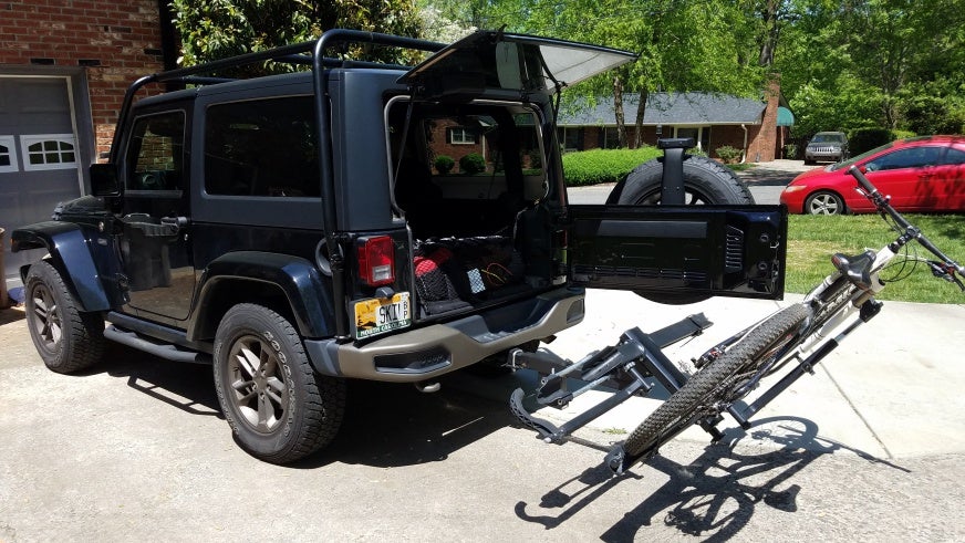 Recommendations for hitch platform bike rack that allows access | Jeep  Wrangler Forum