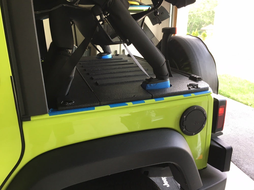 My diy hard cargo cover | Jeep Wrangler Forum