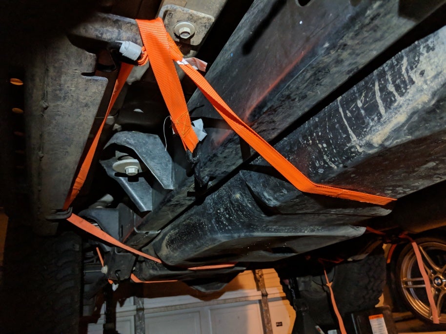 JKU stock fuel tank skid removal - with procedure and pictures | Jeep  Wrangler Forum