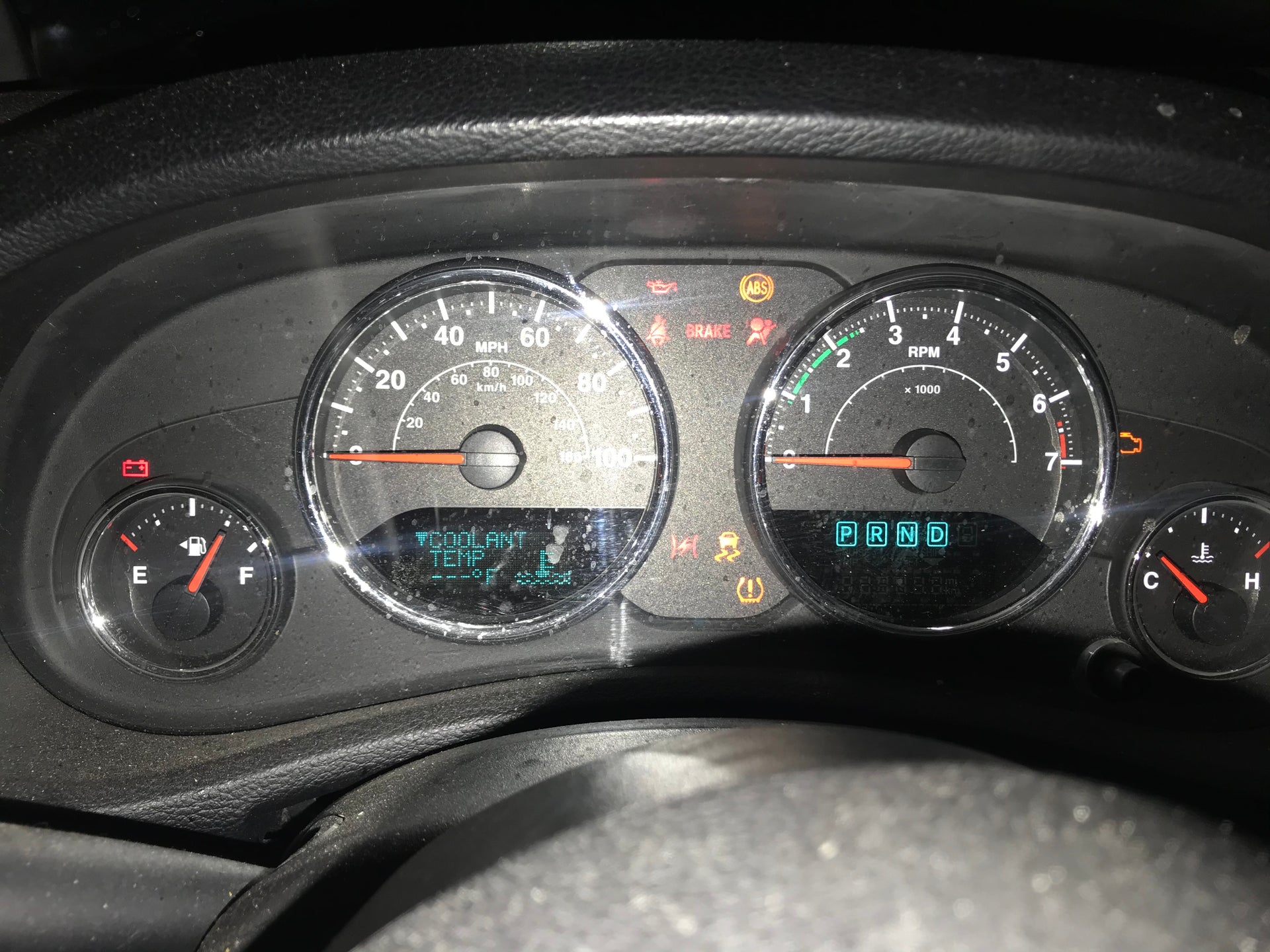 All warning lights on & HOT OIL alarm 2014 Jeep Wrangler | Jeep Wrangler  Forum