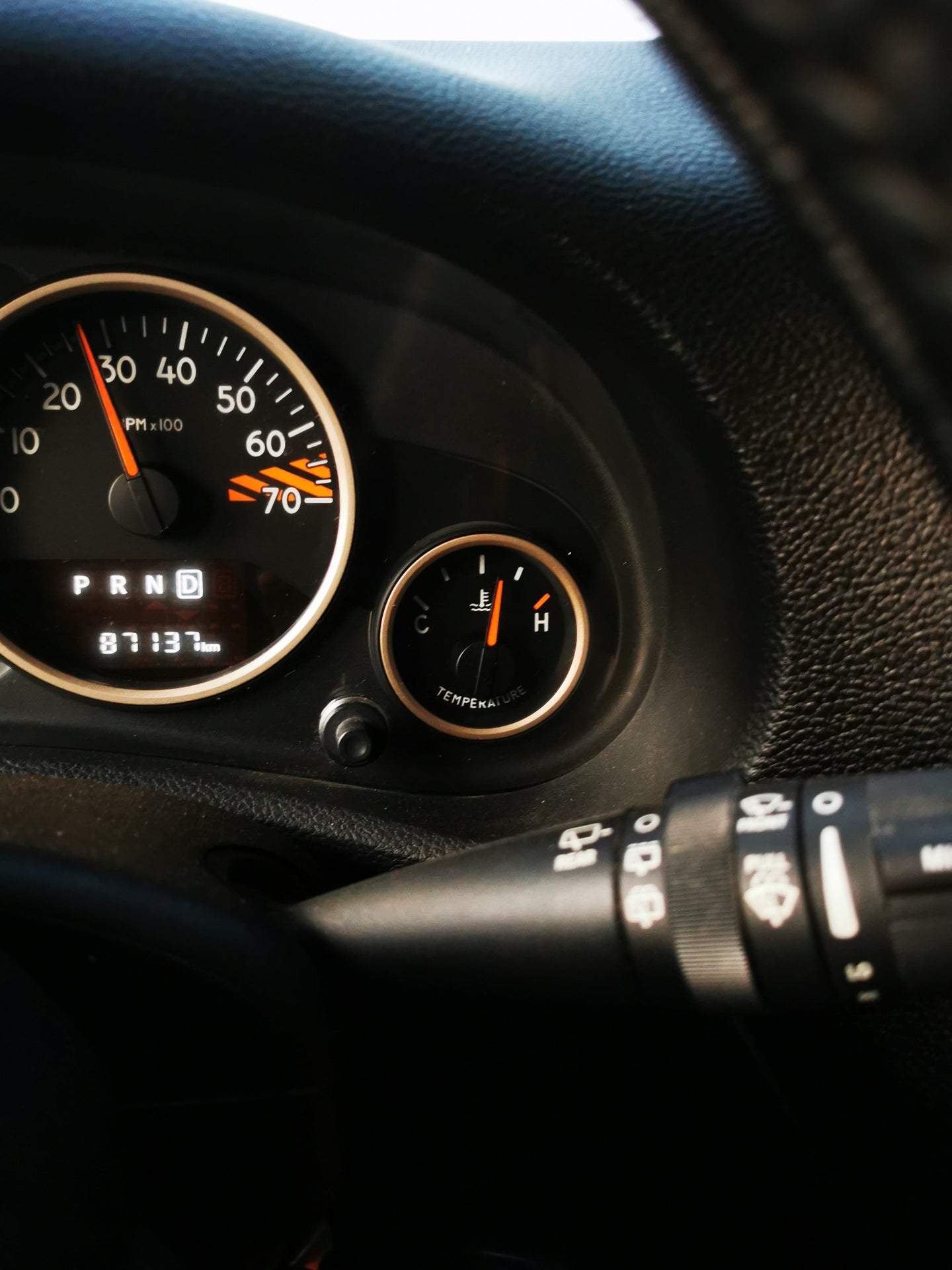 temperature gauge over the middle when going long and hard uphill | Jeep  Wrangler Forum