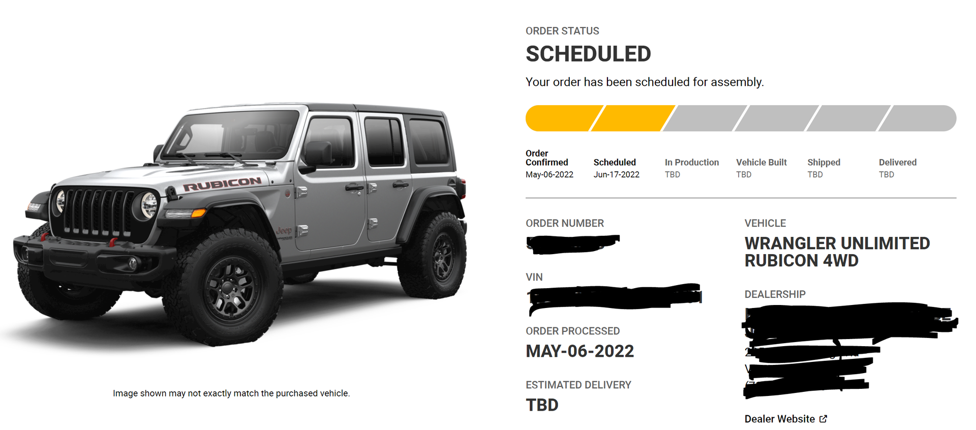 2022 Orders - Waiting room | Page 100 | Jeep Wrangler Forum
